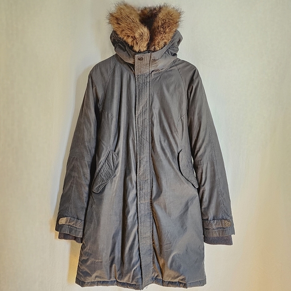 🇨🇦 Aritzia TNA Charcoal Grey Aspen Parka Coat - Picture 5 of 14